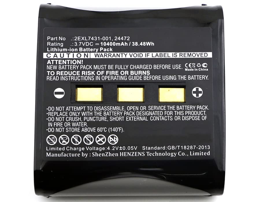 Synergy Digital Equipment Battery - Li-ion 3.7V 10400mAh Replacement for Juniper 24472 | Long-Lasting Power Supply for Network Routers & Telecom Equipment