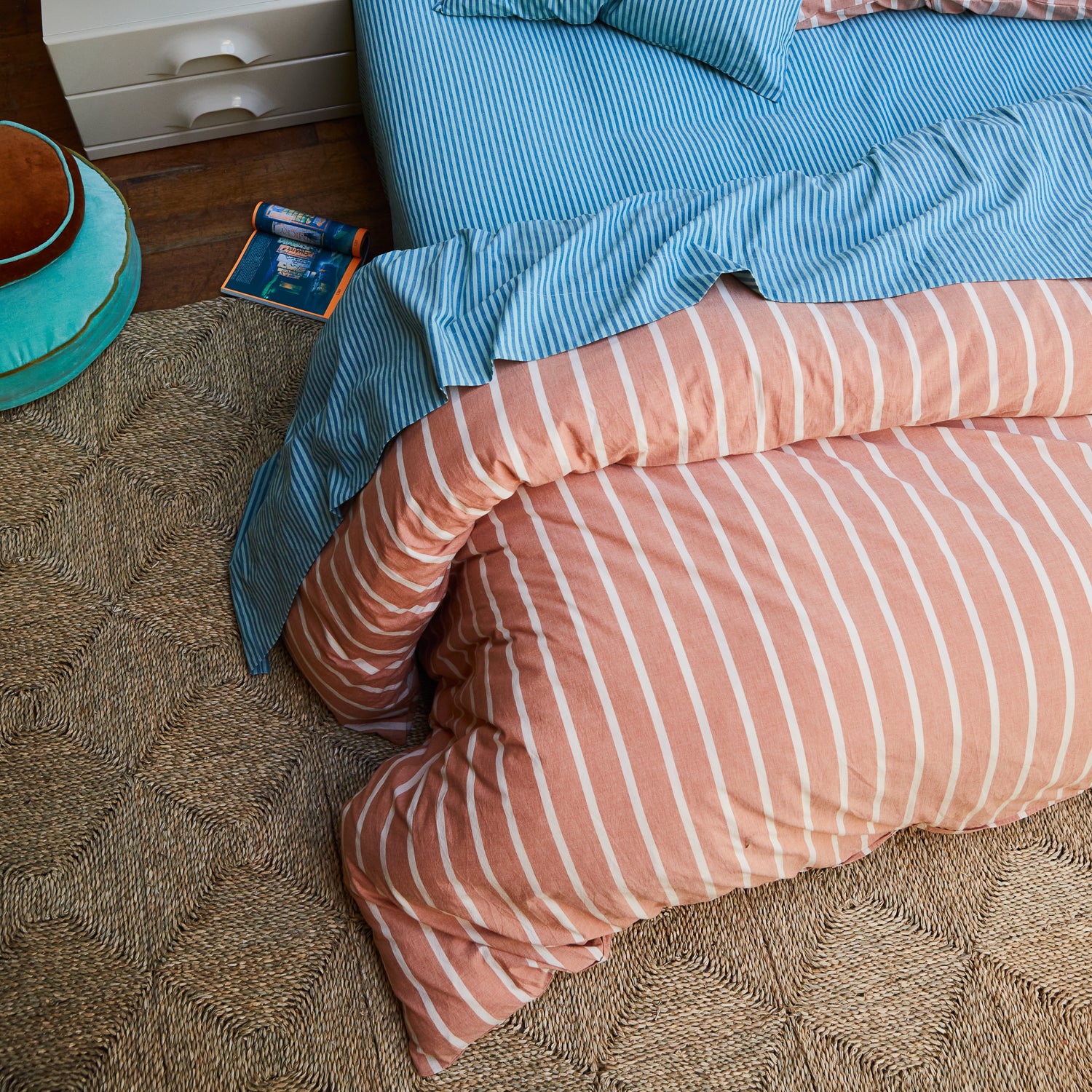 Abrielle Cotton Quilt Cover Set - Soft Crème Caramel Bedding for King/Queen Size - Luxury Breathable Quilt Cover for All Seasons - Perfect for Master Bedroom, Guest Room & Vacation Homes