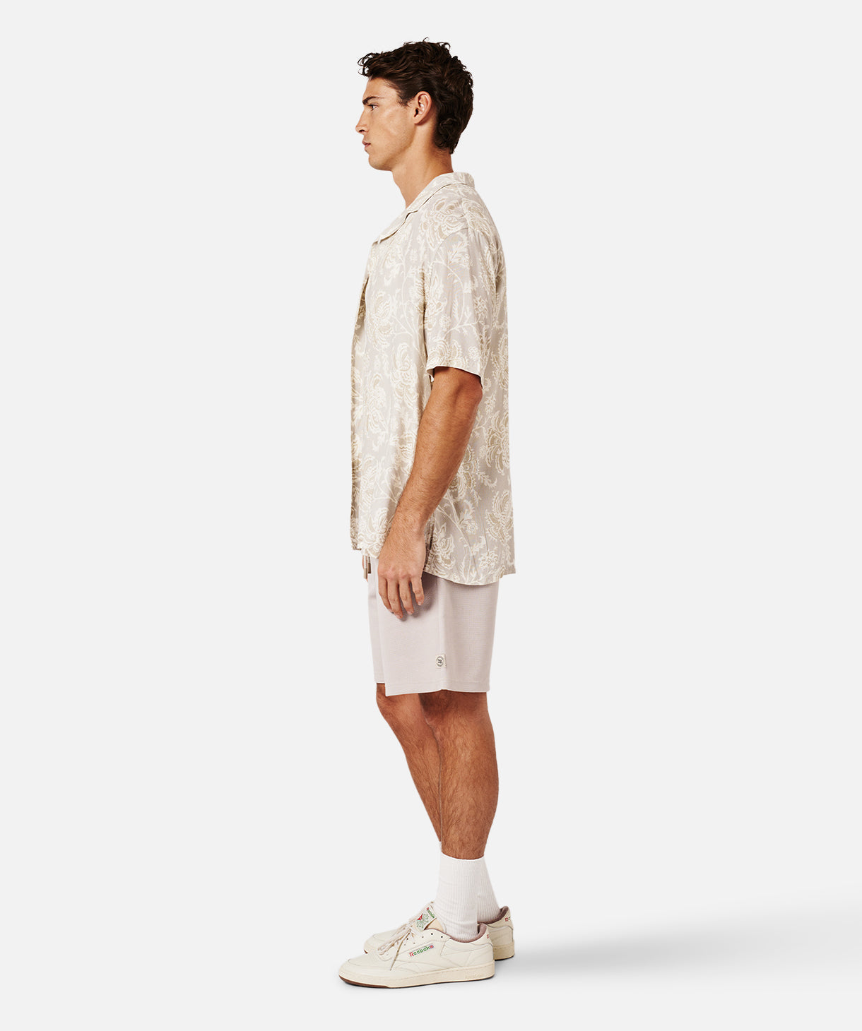 Salviano Short Sleeve Shirt for Men - Classic Grey Casual Button Down Shirt - Perfect for Office Wear, Business Casual & Summer Outfits