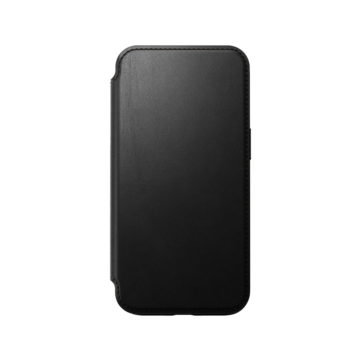 Premium Genuine Leather Folio Case for iPhone 15 - Slim Protective Cover with Card Slots (Black) | Perfect for Business Professionals & Daily Commuters