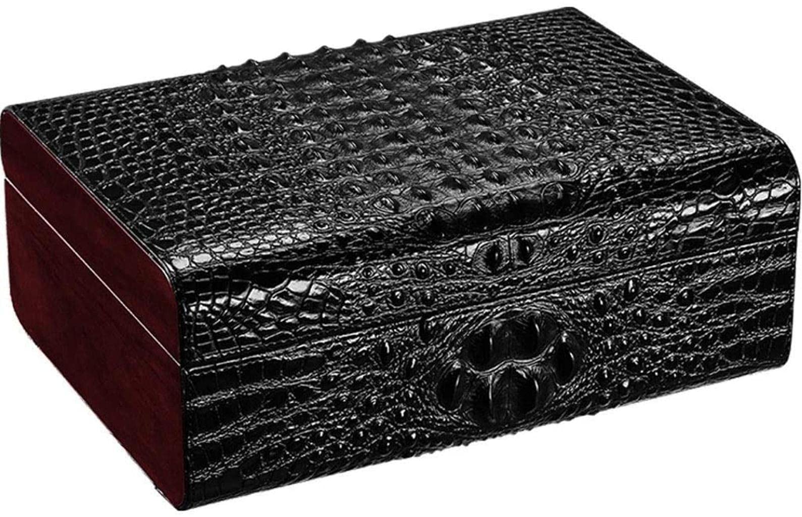 Premium Portable Cigar Humidor Case - Travel-Friendly Wood Grain Design for Cigar Storage & Protection | Ideal for Outdoor, Home, Office & Gifting
