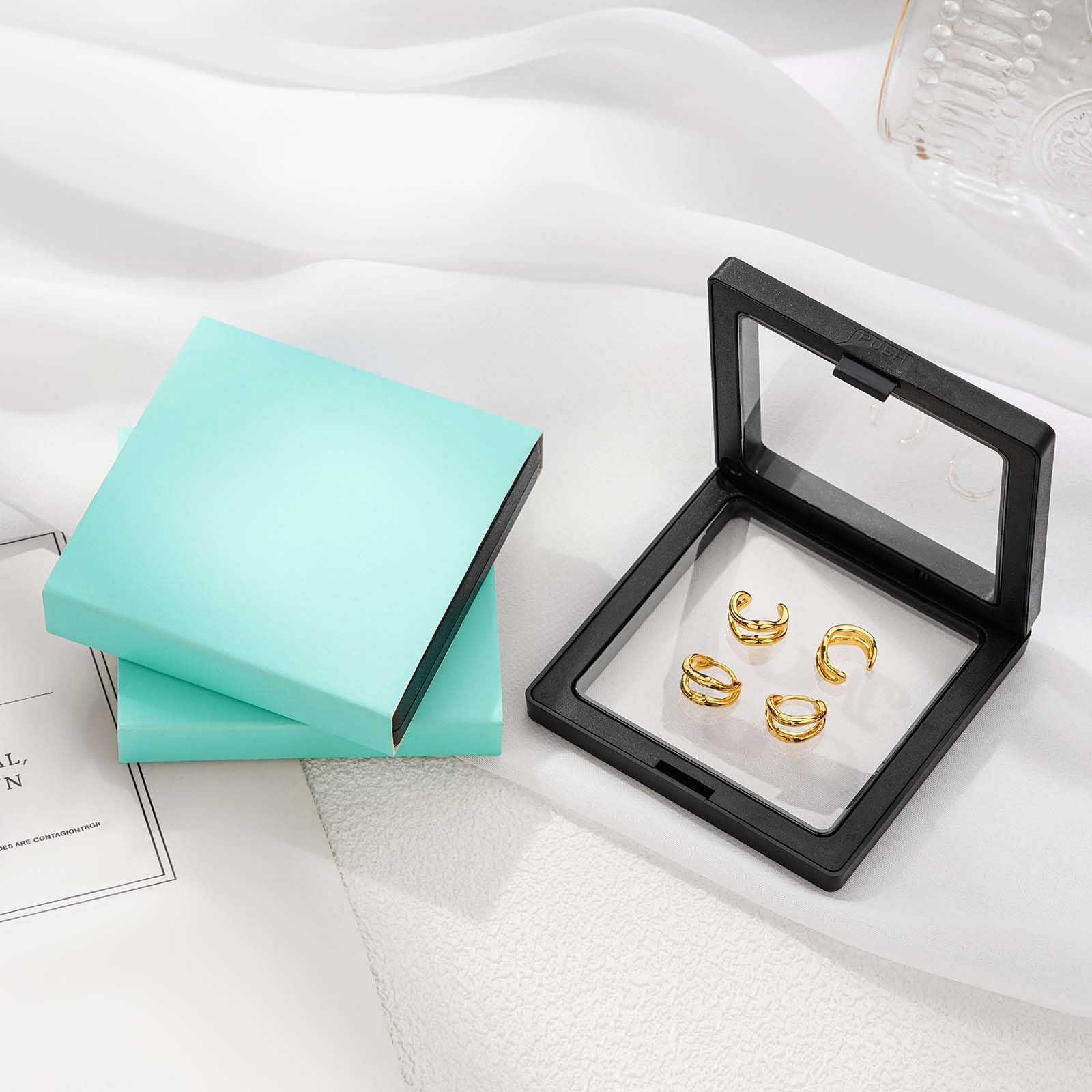 14K Gold Plated Huggie Hoop Earrings for Women - Trendy Stackable Hypoallergenic Cartilage Earrings with CZ Stones | Perfect for Multiple Piercings, Daily Wear & Gift Giving