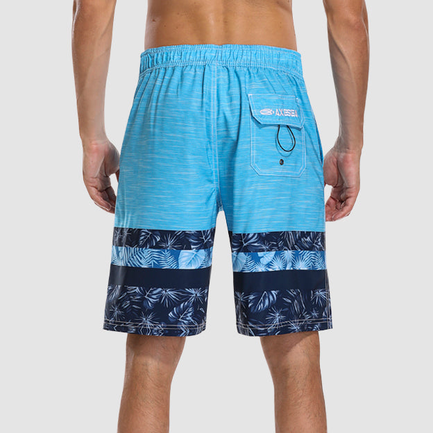 Rocky Lip Boardshorts for Men - Quick-Dry Swim Trunks with UPF 50+ Sun Protection - Perfect for Surfing, Swimming, and Beach Vacations