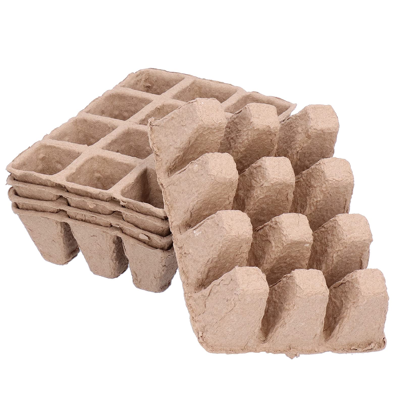 Eco-Friendly Seedling Pots 10Pcs - Biodegradable Nursery Pots for Planting, Transplanting & Gardening - Ideal for Home Garden, Indoor Plants & Greenhouses