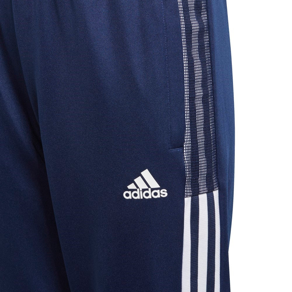 Adidas Youth Tiro 21 Training Pants - Navy/White - Comfortable Soccer Track Pants for Boys & Girls - Perfect for Sports, Gym & Casual Wear