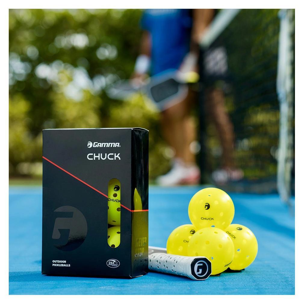 Chuck 6 Pack Pickleball Balls - Premium Outdoor/Indoor Game Balls for Pickleball Players & Enthusiasts | Perfect for Tournaments, Practice & Recreational Play