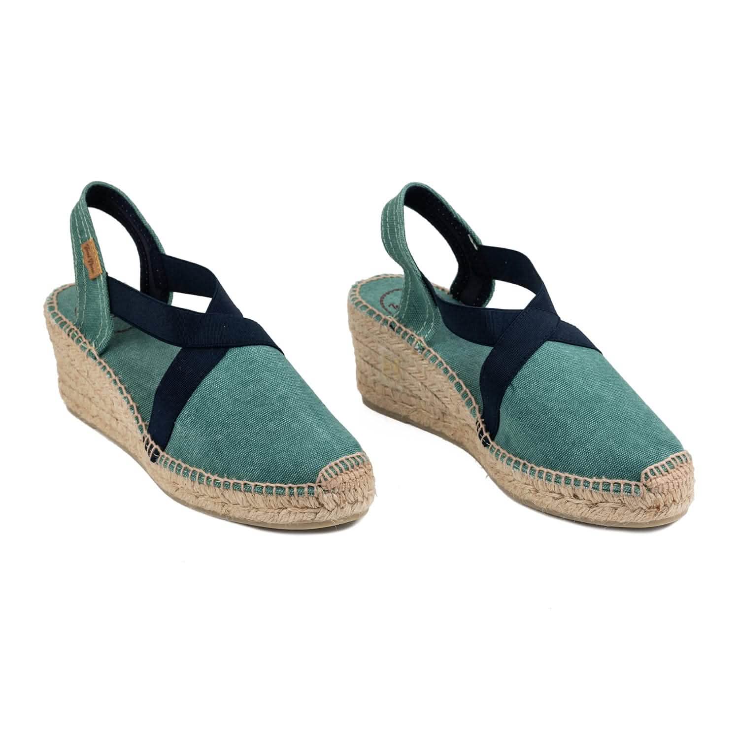 Women's Comfortable Cotton Blend Wedge Espadrille Shoes - Breathable Summer Casual Flats for Beach, Vacation & Everyday Wear