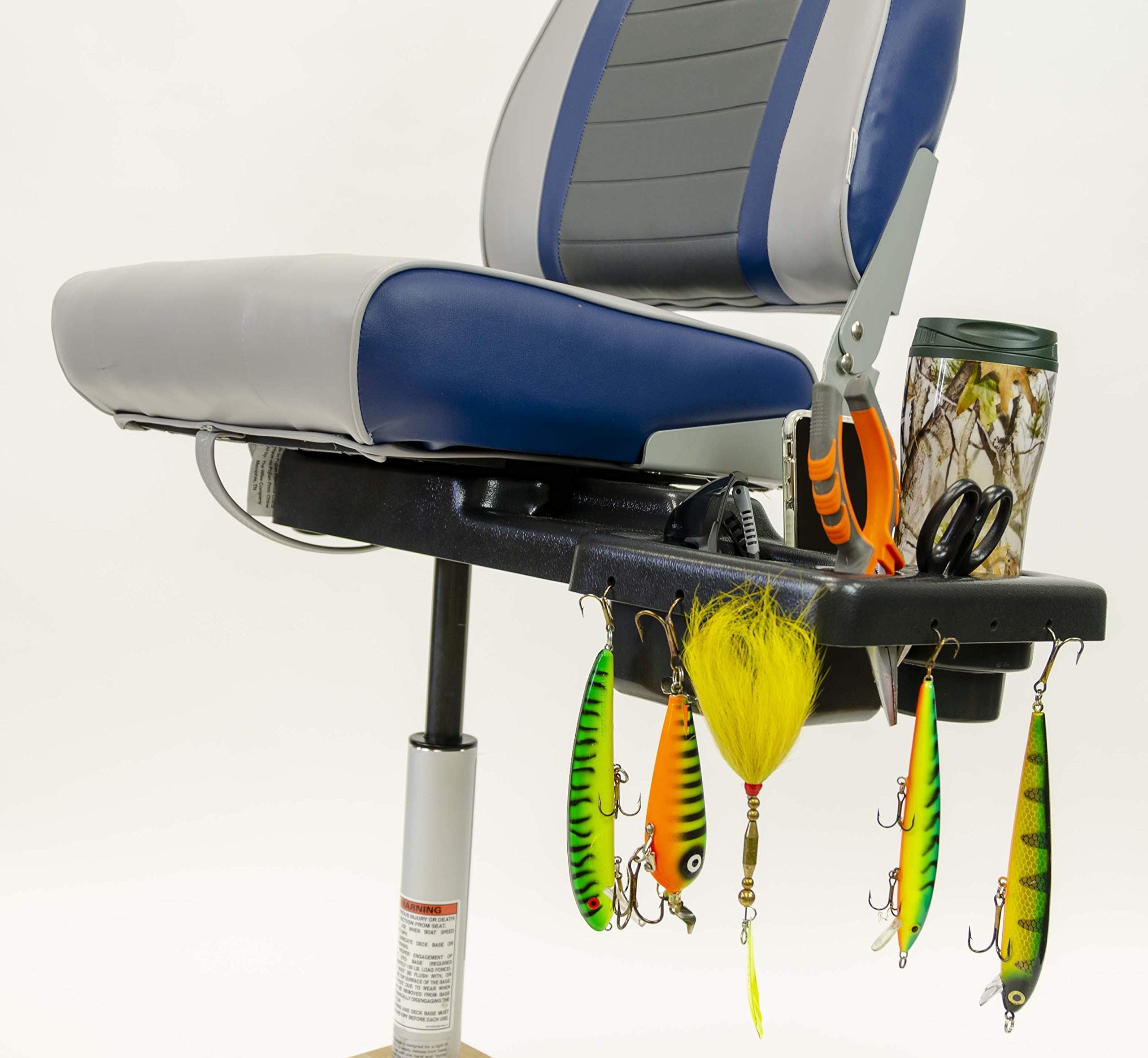 Premium Marine Seat Organizer - Waterproof Boat Seat Storage Pouch for Fishing Gear & Essentials - Perfect for Boating, Fishing & Outdoor Adventures