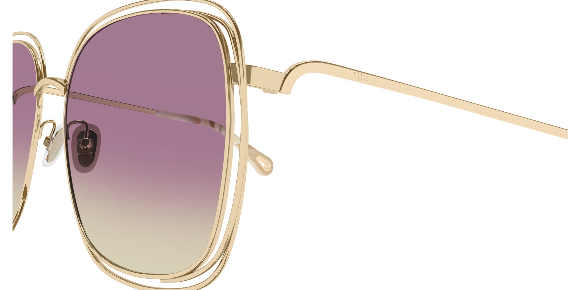 Chloe CH0077SK Women's Fashion Sunglasses - UV Protection, Stylish & Lightweight for Outdoor Activities, Travel & Beach