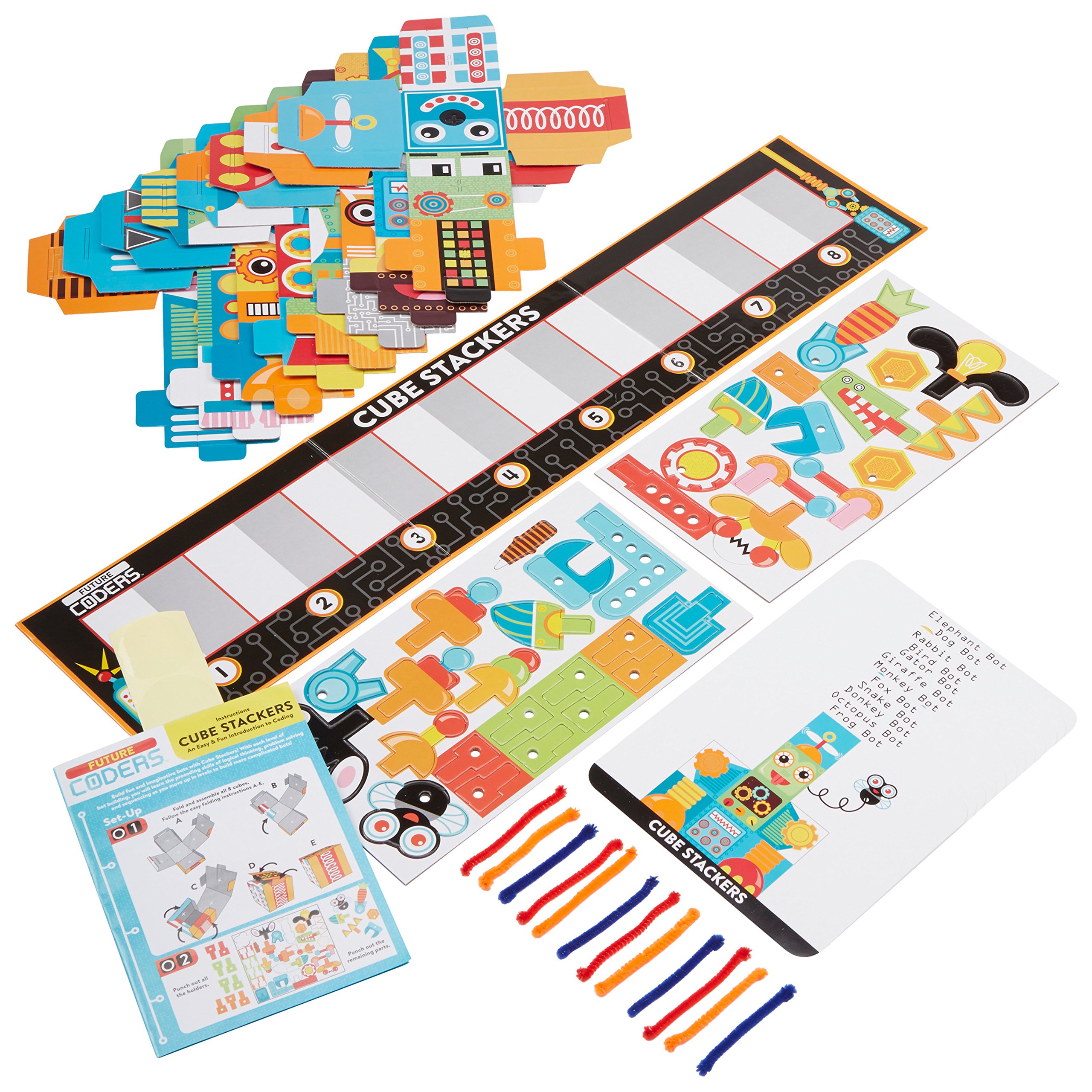 ALEX Toys Cube Stackers Coding Kit for Kids - STEM Learning Toy for Programming Basics | Perfect for Classroom, Homeschool & Birthday Gifts
