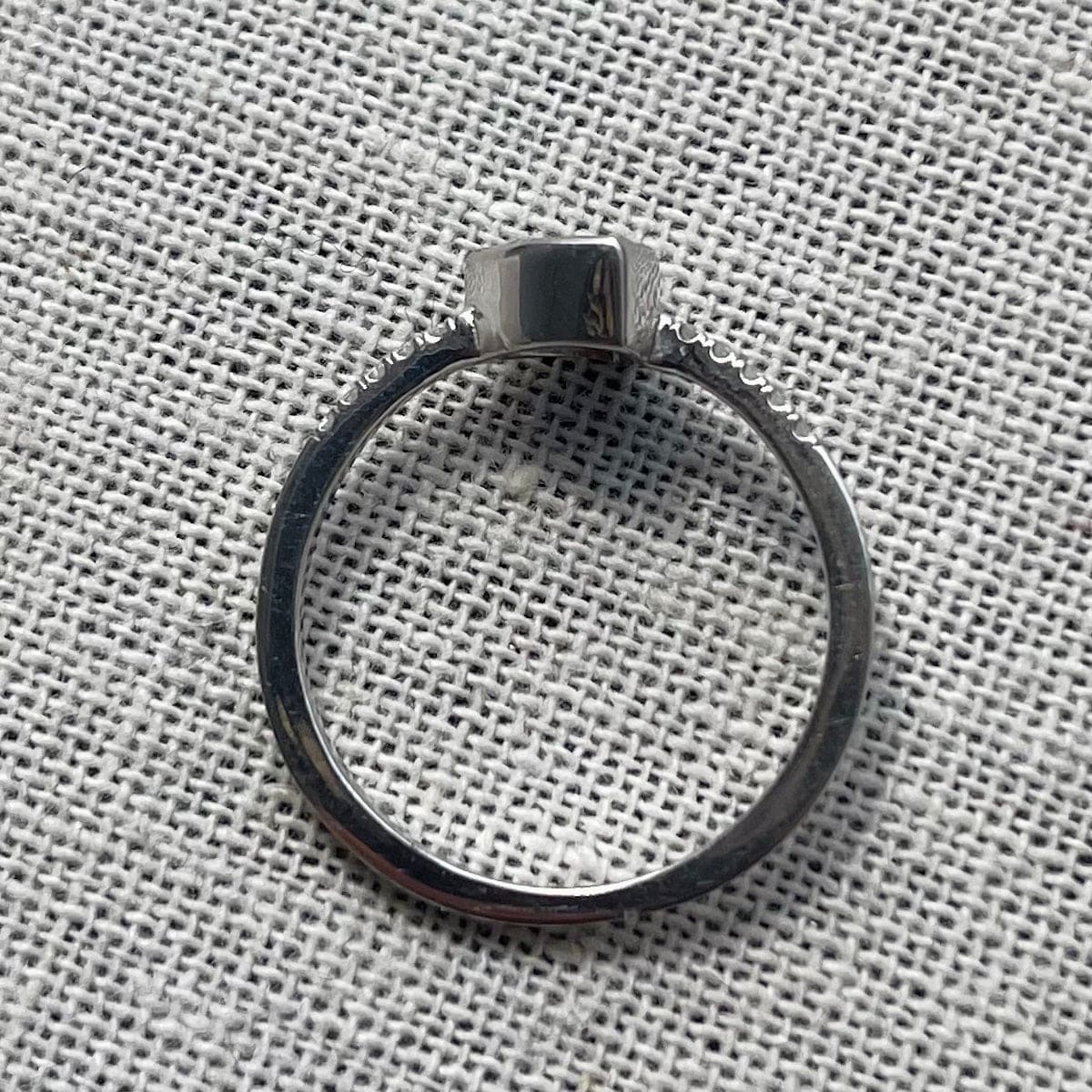 Exquisite Trillion Cut Sapphire and Diamond Ring in 14K White Gold - Perfect for Engagement, Anniversary & Special Occasions
