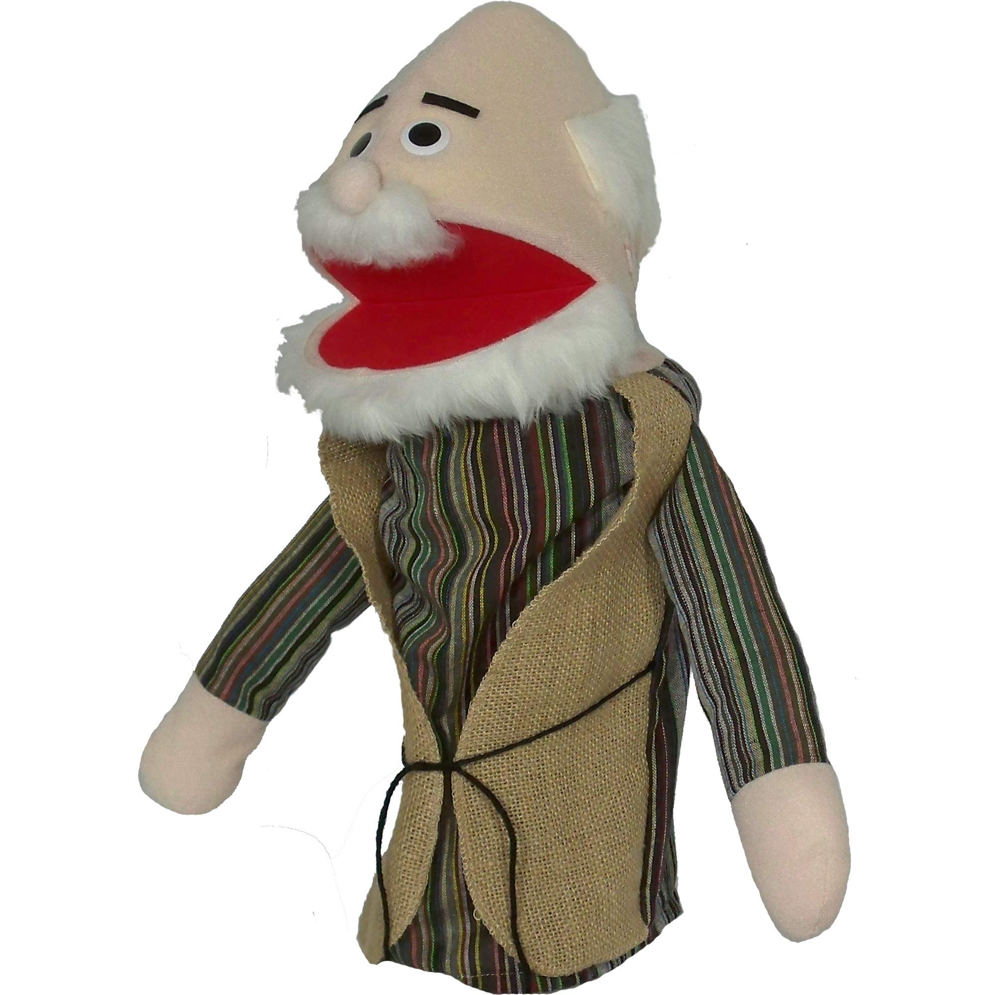 18 Inch Noah or Old Man Puppet - Realistic Hand Puppet for Storytelling, Puppet Shows, and Educational Activities - Perfect for Kids, Teachers, and Entertainers