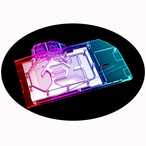 Bykski GPU Water Block Cooler - Copper Liquid Cooling System with RGB LED for ASUS ROG Strix RTX 3090/3080 - High Performance PC Water Cooling Solution for Gaming & Overclocking