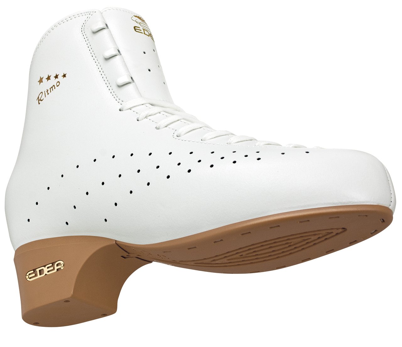 Edea Ritmo White Roller Skates for Adults - Premium Figure Skating & Artistic Roller Skating - Perfect for Ice Rink, Roller Rinks & Outdoor Skating