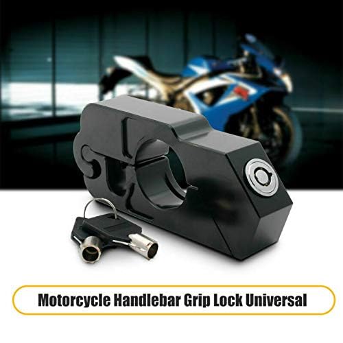 MACHSWON Motorcycle Brake Lock - Anti-Theft Handlebar Lever Throttle Grip Lock for Bike, Scooter, Moped & ATV (Blue) | Secure Parking Protection for Outdoor Rides & Urban Commuting