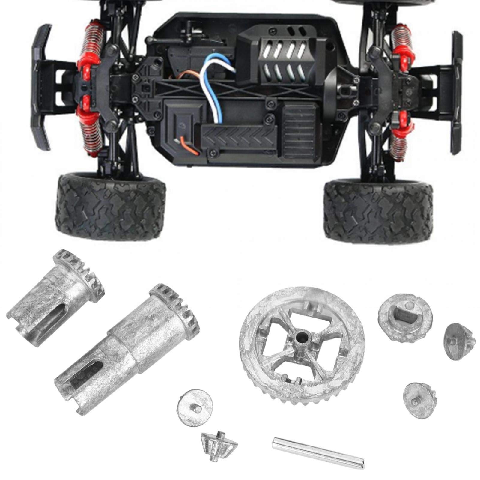 High-Quality Metal Gear & Differential Gear Set for HS 18301 18302 18311 18312 1/18 RC Cars - Durable Replacement Parts for Off-Road Racing and Crawling Scenes
