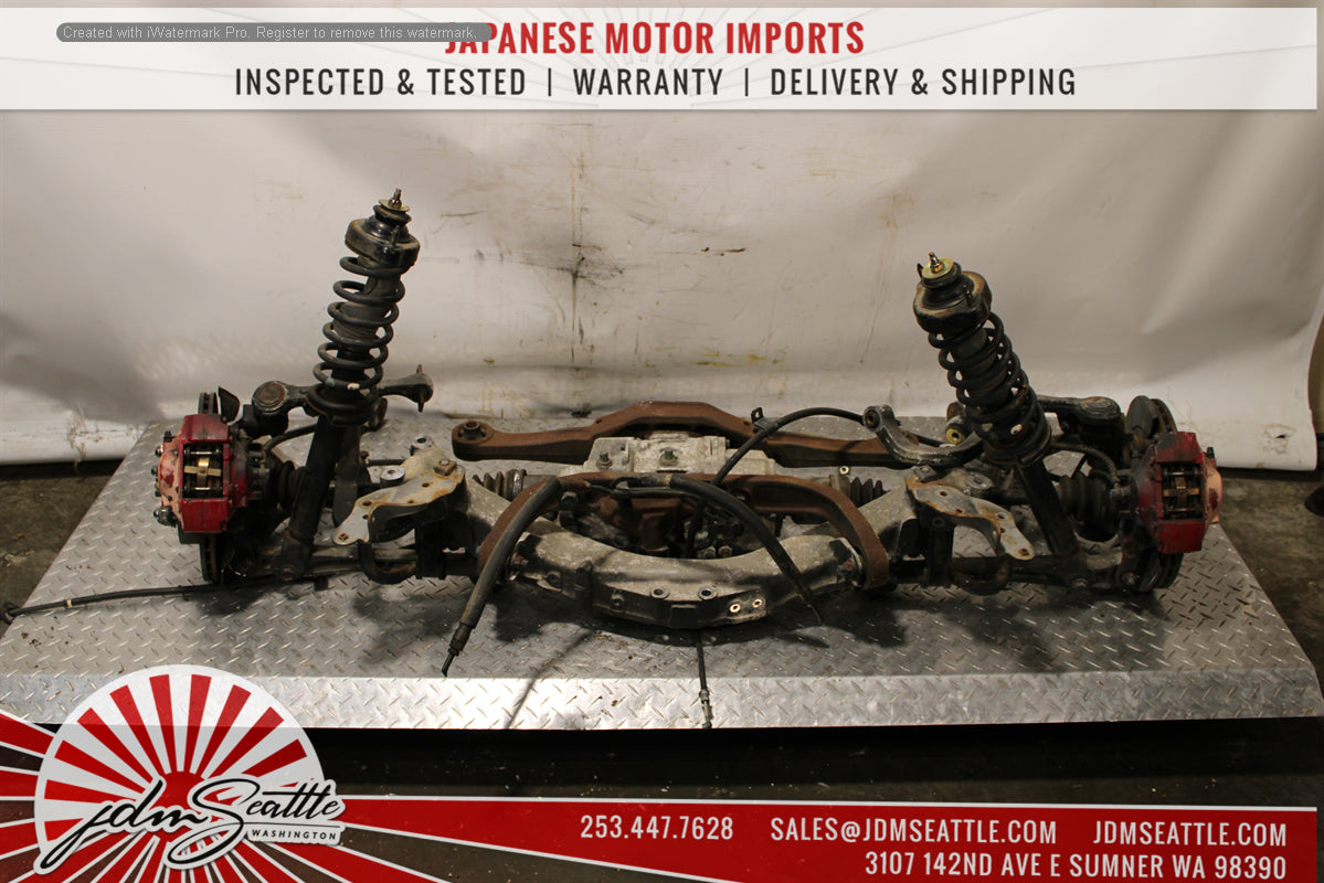 JDM Mitsubishi Evo 7 8 CT9A Complete Front & Rear Suspension Kit with Subframes & Differential - Performance Upgrade for Racing & Drifting
