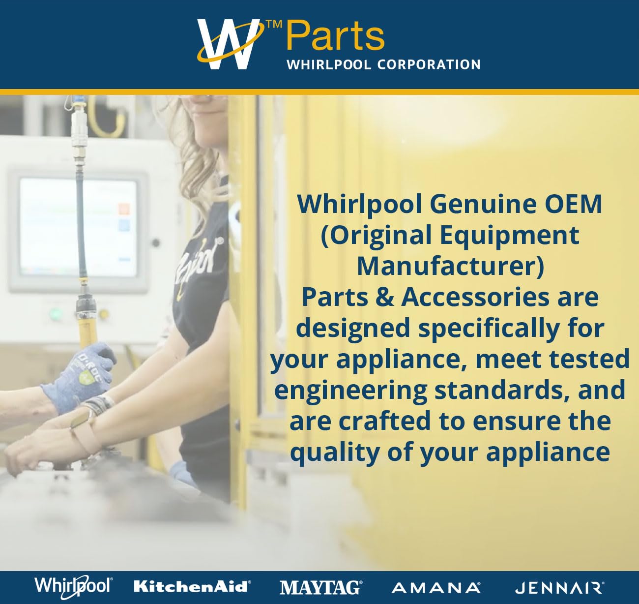 Whirlpool WPW10642928 OEM 2-Cycle Dryer Timer Replacement Part - Compatible with Whirlpool, Maytag, Kenmore Dryers - Perfect for Laundry Room Repairs & Maintenance