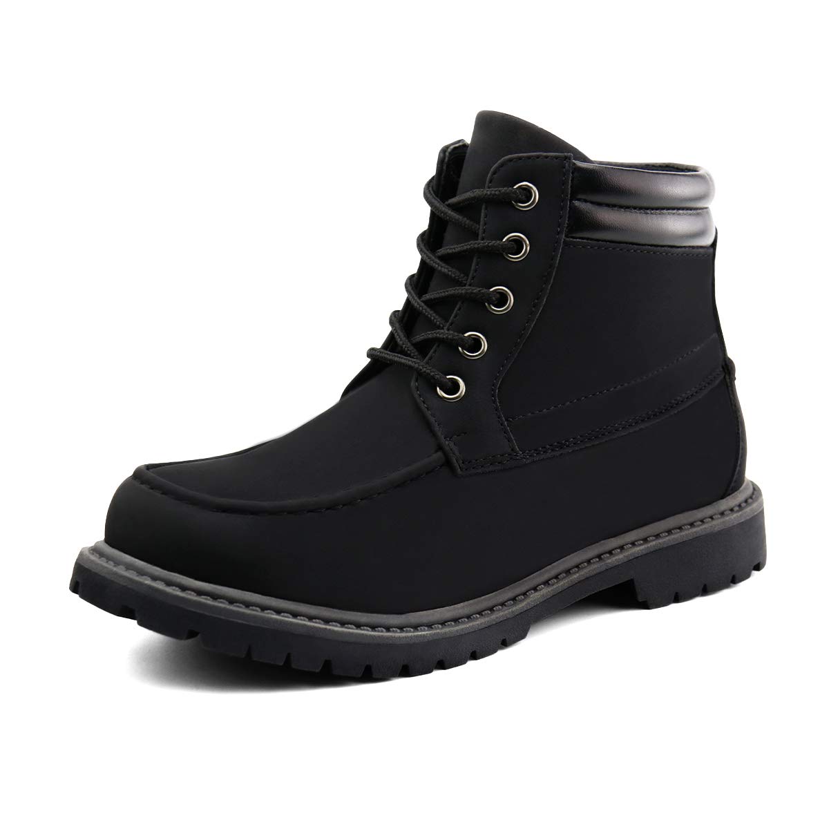 JABASIC Kids Ankle Snow Boots for Boys & Girls - Waterproof Winter Hiking Shoes with Lace-Up Design - Perfect for Outdoor Play, Snow Days & Cold Weather Adventures
