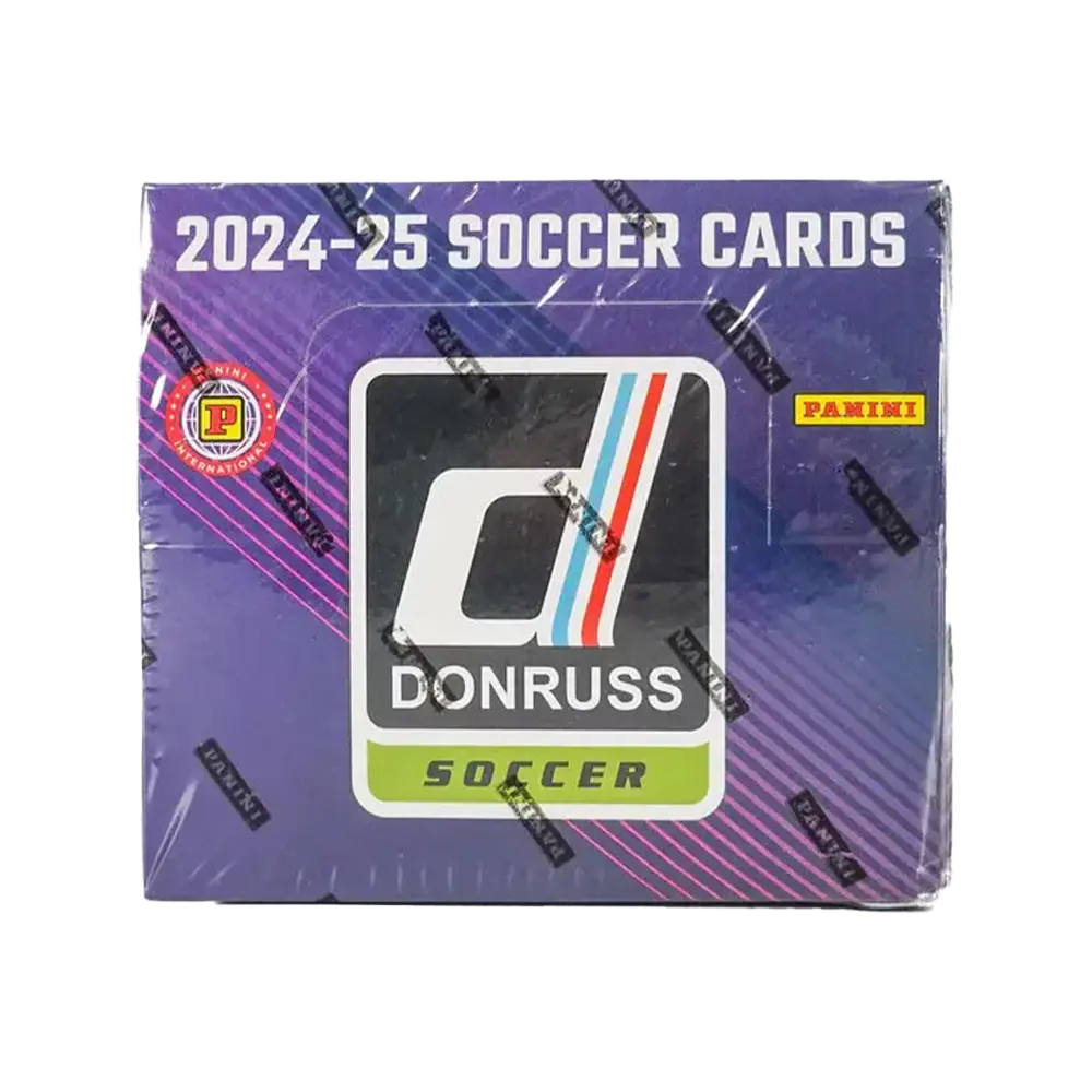 2024 Panini Donruss Soccer International Hobby Box - 25 Packs | Collectible Soccer Trading Cards for Fans & Investors | Perfect for Gifts, Tournaments & Card Shows