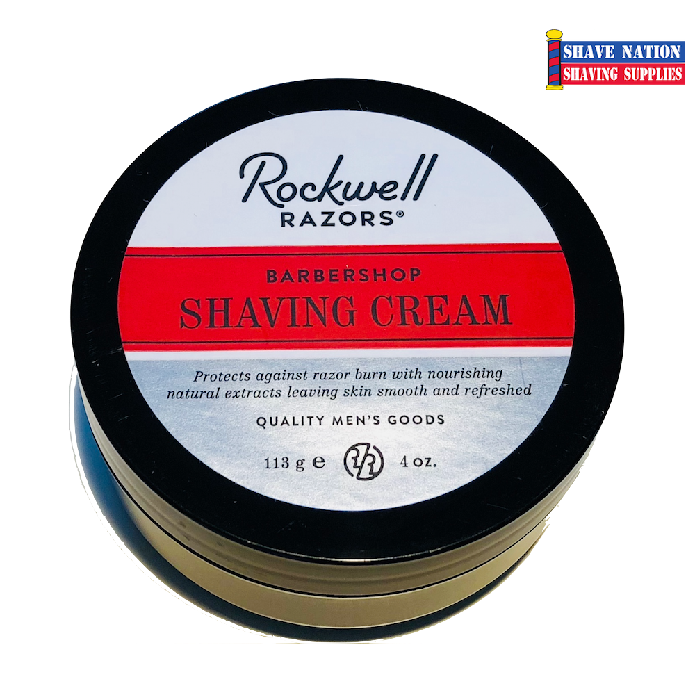 Rockwell Shaving Cream for Men - Ultra Smooth Shave with Natural Ingredients - Perfect for Sensitive Skin & Daily Grooming Routine