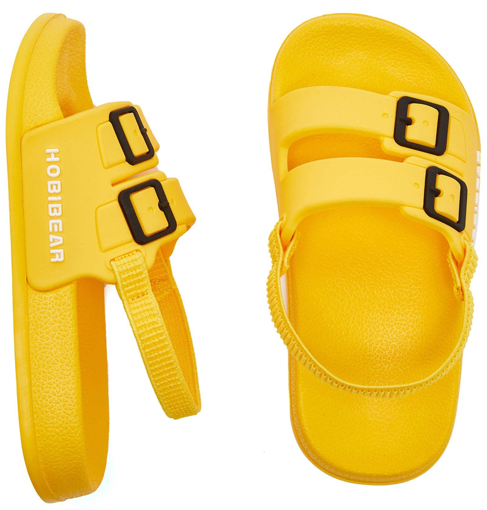 HOBIBEAR Toddler Boys Girls Water Shoes - Slip-On Sandals with Soft Footbed for Beach, Pool, and Outdoor Play | Non-Slip Sole, Lightweight & Quick-Dry Design