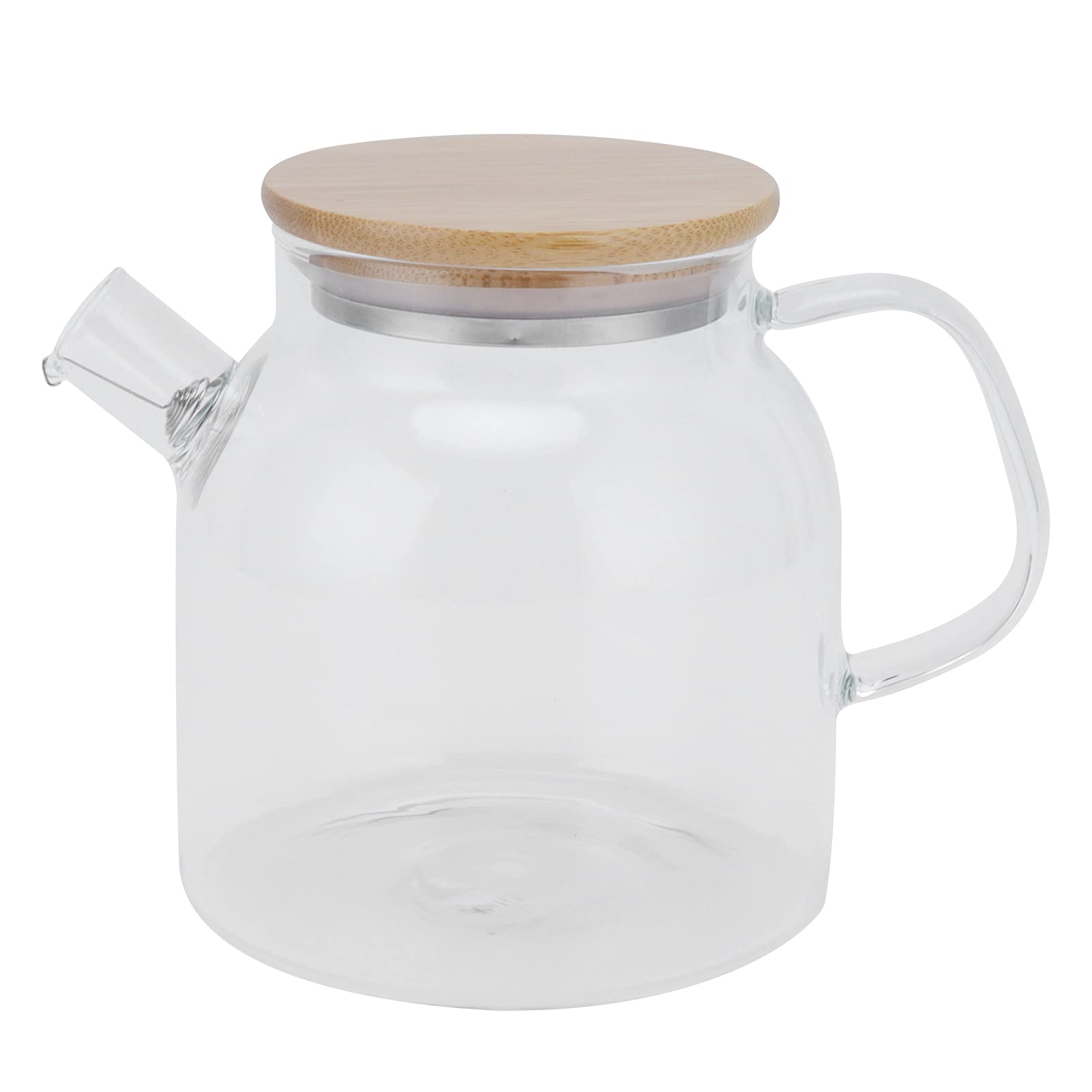 Premium Glass Tea Pot with Stainless Steel Infuser - Large Capacity 1.5L Tea Kettle for Home & Office Use - Perfect for Loose Leaf Tea, Herbal Infusions & Iced Tea Brewing