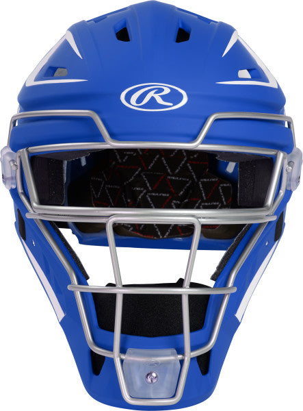 Rawlings Velo Junior Hockey Style Catchers Mask CHV27J - Perfect for Youth Baseball & Softball Games, Practices, and Training Sessions