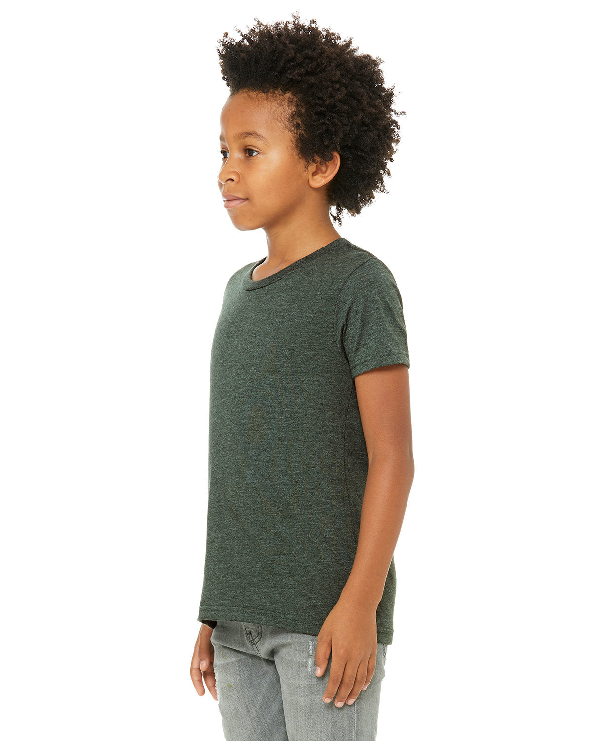 Bella + Canvas 3001Y Youth Jersey T-Shirt - Soft Cotton Short Sleeve Tee for Kids & Teens - Perfect for School, Sports & Everyday Wear