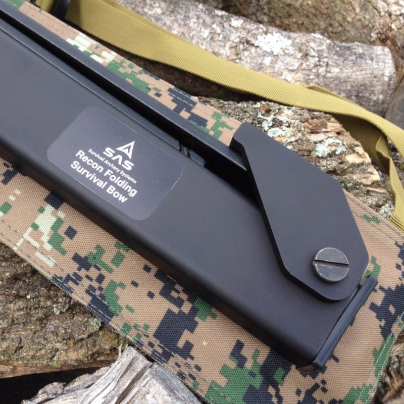 Compact Recon Folding Survival Bow - Lightweight Hunting Bow for Outdoor Adventures, Camping & Emergency Preparedness