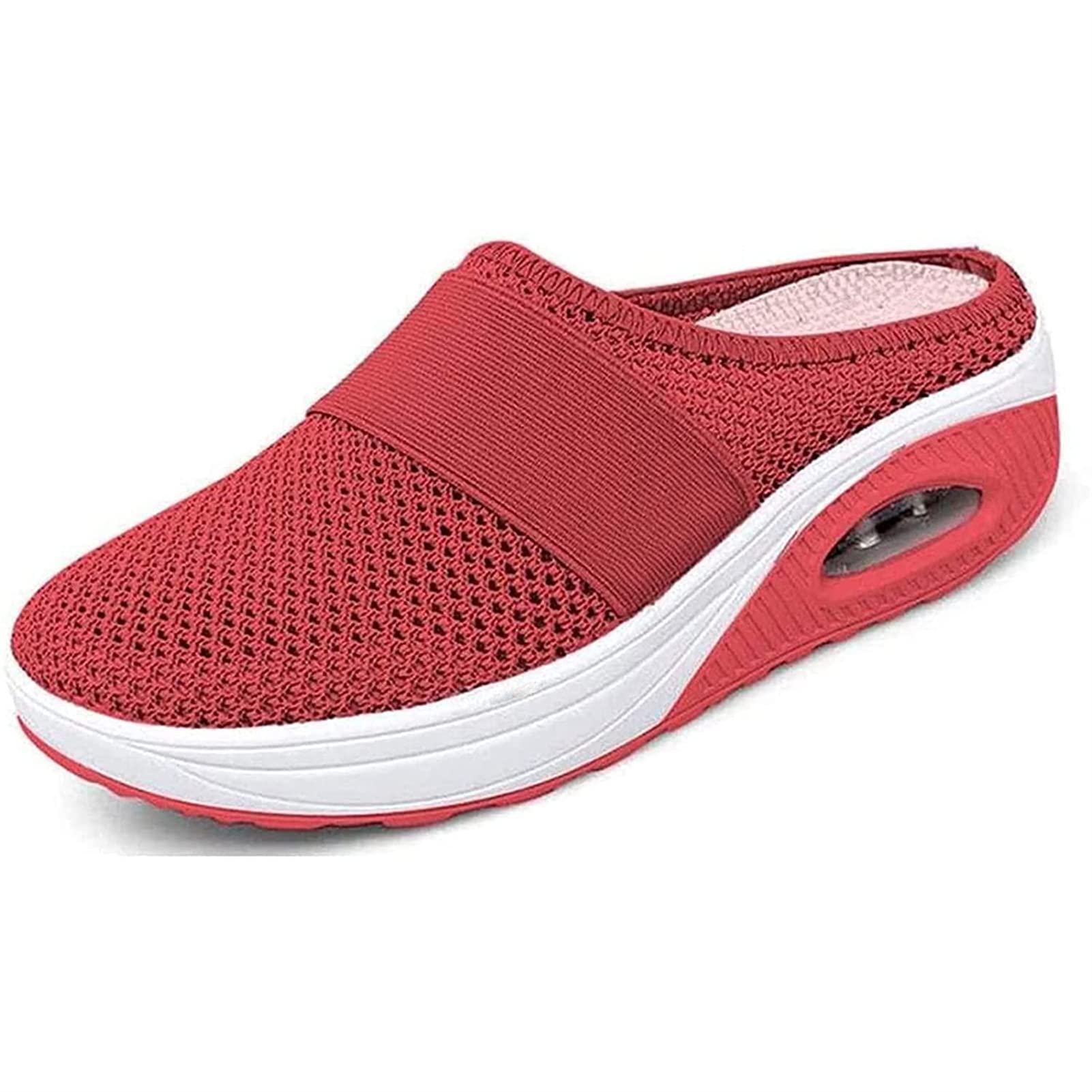VJQB Women's Air Cushion Slip-On Walking Shoes - Orthopedic & Diabetic Comfort Sneakers for Women - Perfect for Walking, Travel & Daily Wear