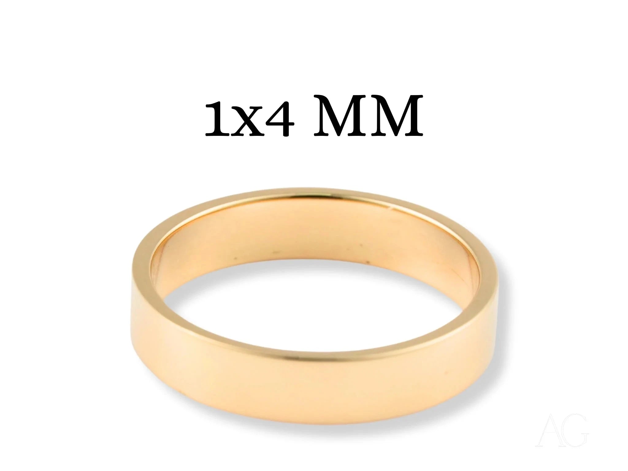 Essence Linea 4mm Minimalist Ring - Elegant Thin Gold Band for Women | Perfect for Everyday Wear, Stacking & Special Occasions