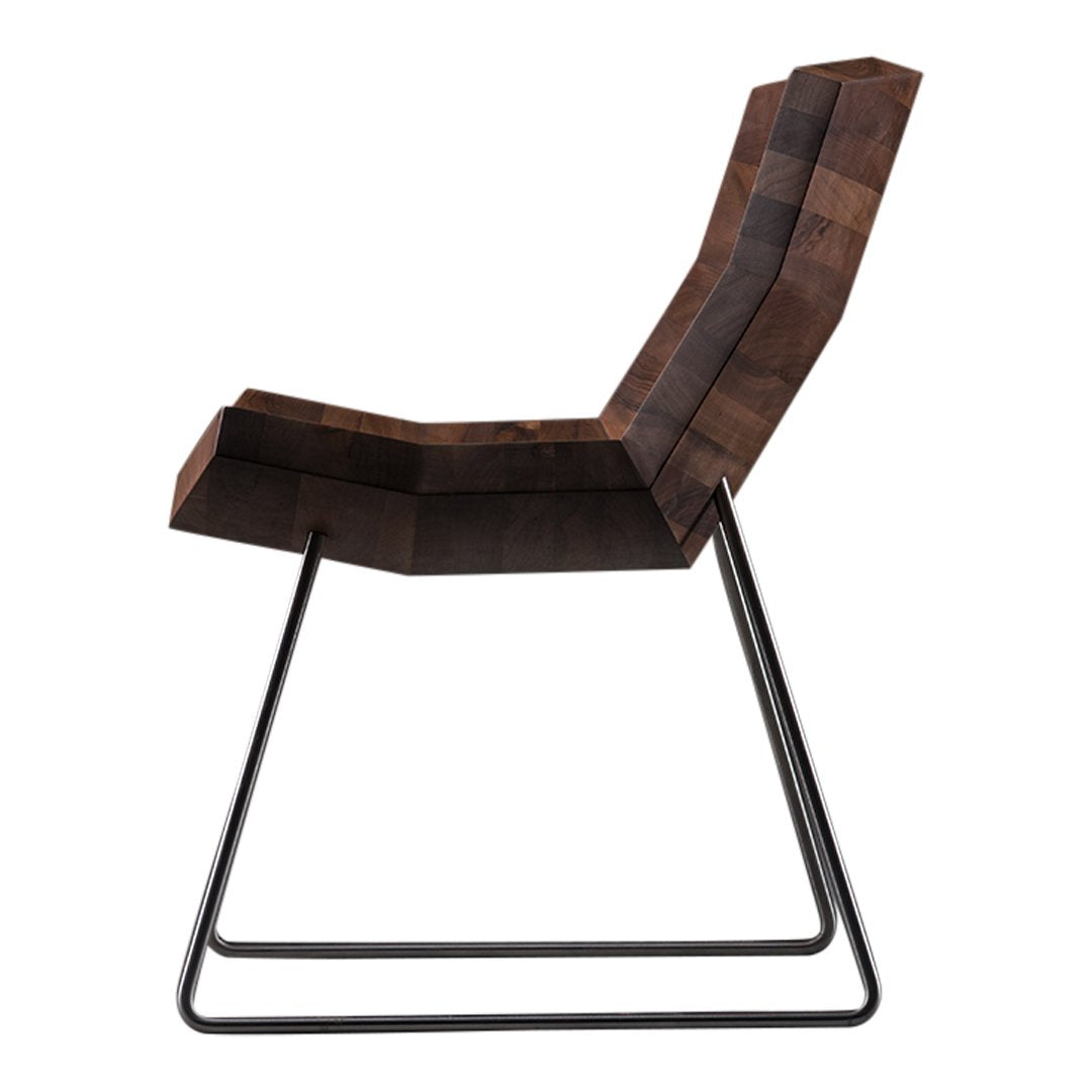 Karim Rashid Chunk Chair - Modern Designer Accent Chair for Living Room, Lounge & Office - Ergonomic Artisan Furniture for Home Decor & Workspace