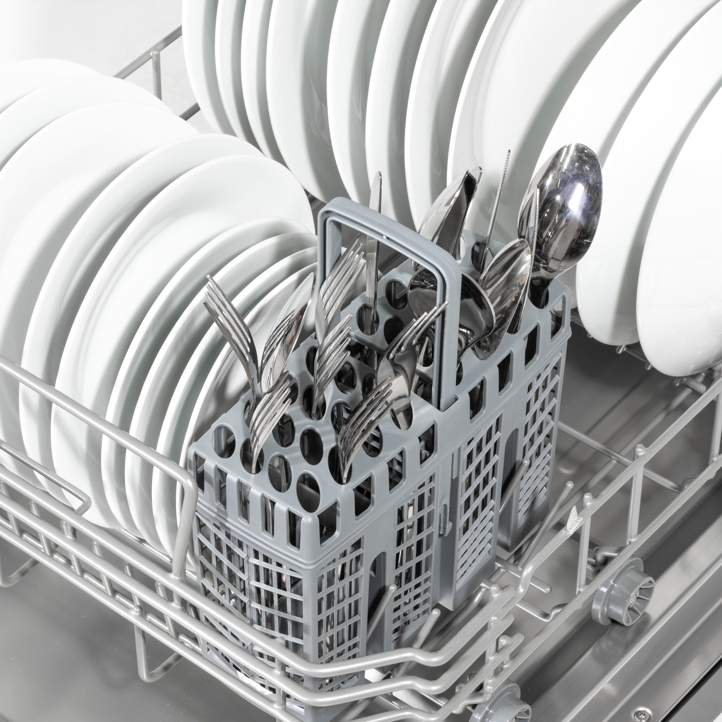 Baridi 45cm Slimline Freestanding Dishwasher - 10 Place Settings, 8 Wash Programs, Energy Efficient (DH267) - Perfect for Small Kitchens, Apartments & RVs