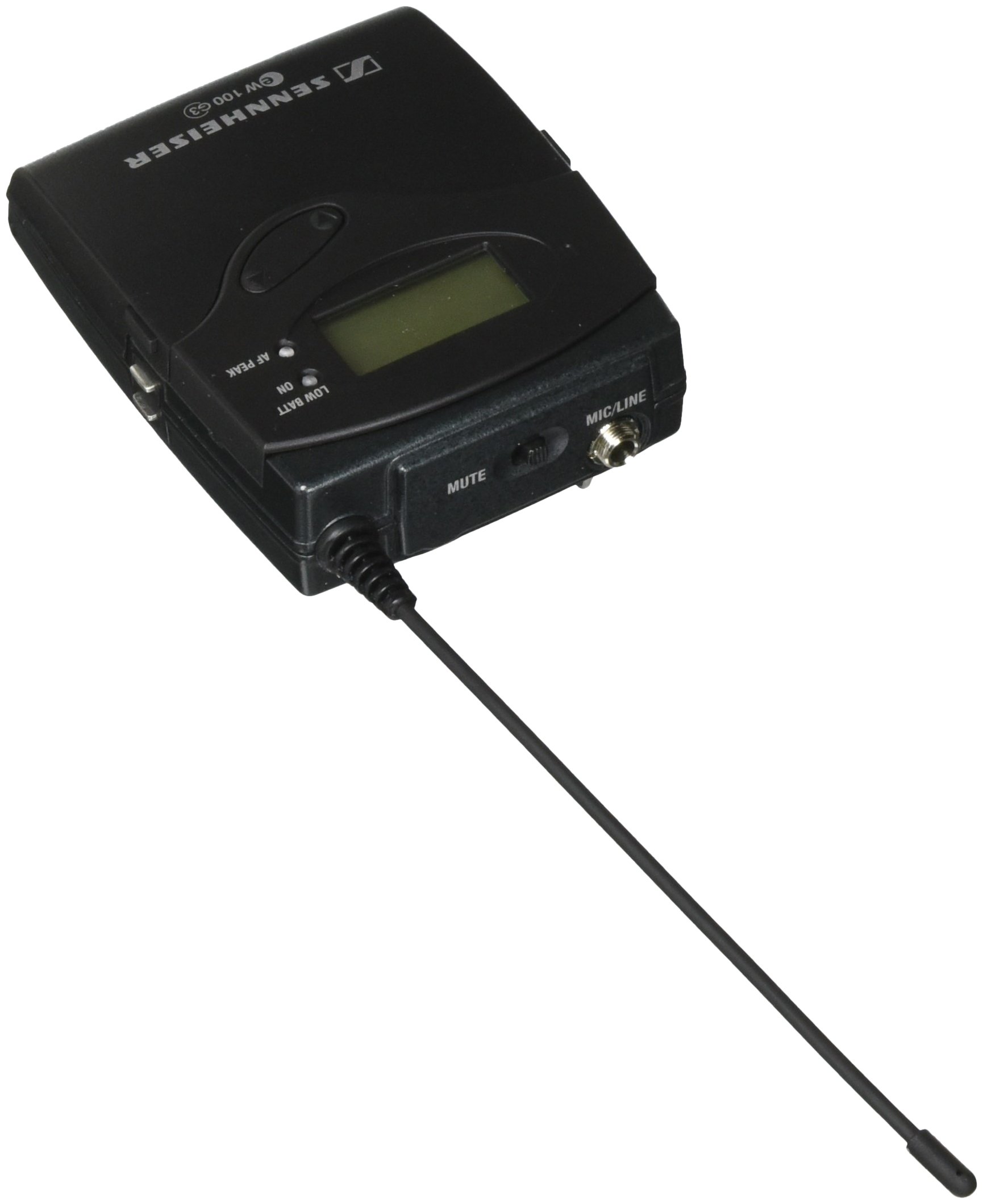 Sennheiser SK100G3-A1 Wireless Bodypack Transmitter (470-516MHz) - Professional Audio Equipment for Live Performances, Theater, and Broadcast Studios