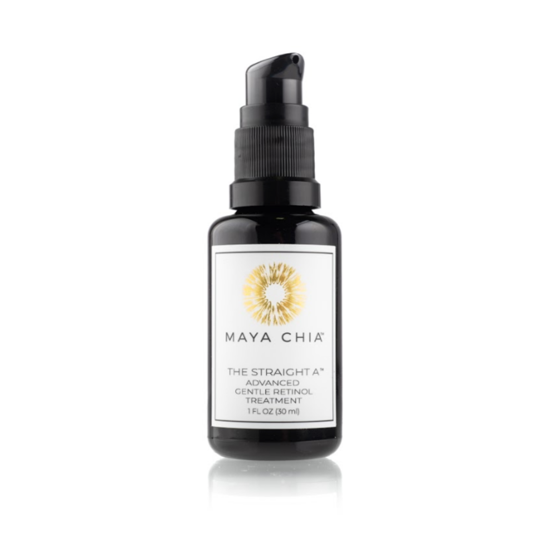 Maya Chia Straight A Advanced Gentle Retinol Serum for Face - Anti-Aging Treatment for Fine Lines & Wrinkles - Night Repair Cream for Sensitive Skin (Perfect for Daily Skincare Routine & Travel)