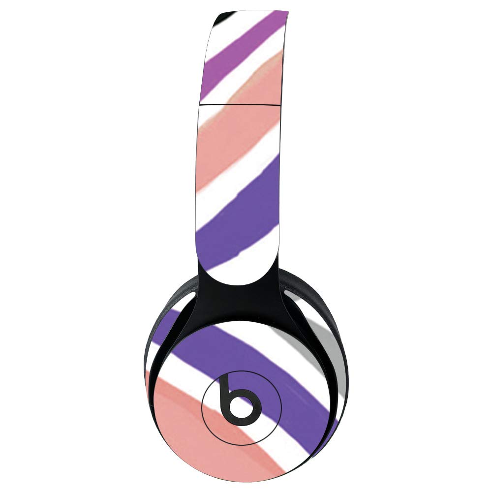 MightySkins Vinyl Decal Wrap Cover for Beats Solo Pro Wireless Headphones - Colorful Chevron Design | Protective & Durable Skin | Easy to Apply & Remove | Made in USA | Perfect for Travel, Workouts & Personalization