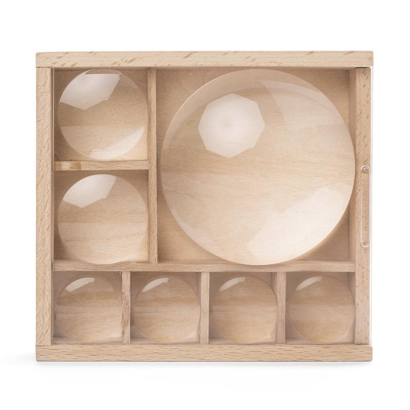 Premium Wooden Magnifying Bug Box for Kids - Outdoor Explorer Kit for Insect Observation & Nature Study