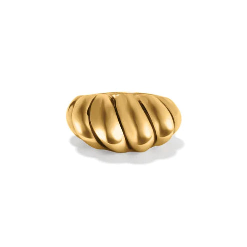 Brighton Athena Gold Tone Ring - Elegant Fashion Jewelry for Women, Perfect for Parties, Weddings & Everyday Wear