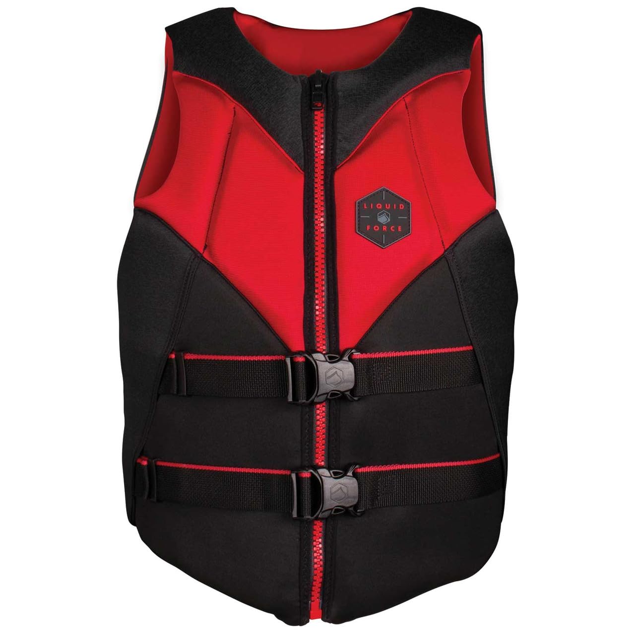 Liquid Force Rush Adult Life Jacket - US Coast Guard Approved PFD for Boating, Wakeboarding & Water Sports - Comfortable & Durable Safety Vest for Men & Women