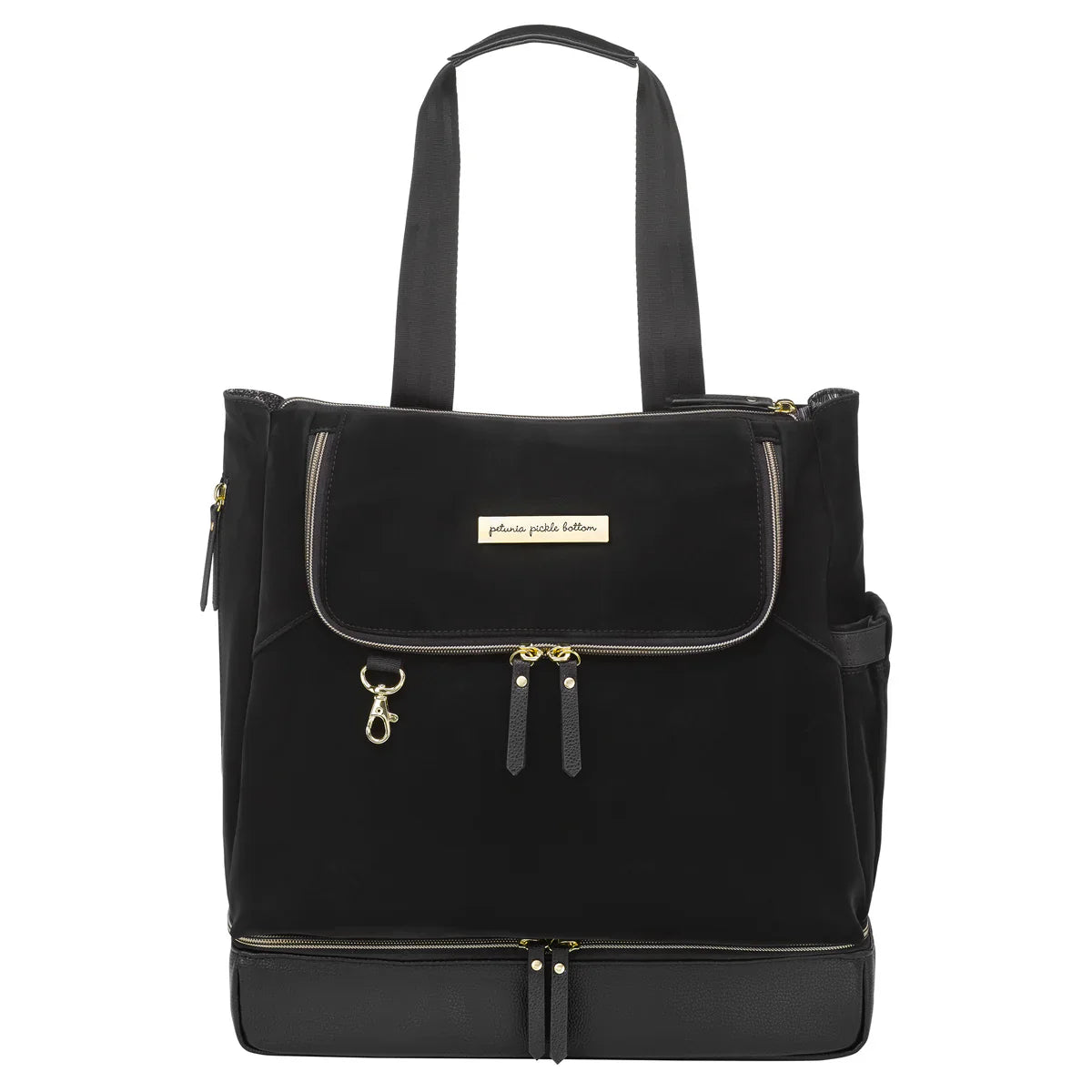 Pivot 2-in-1 Diaper Bag Tote & Backpack - Black | Convertible Baby Bag for Moms | Perfect for Daycare, Travel & Shopping