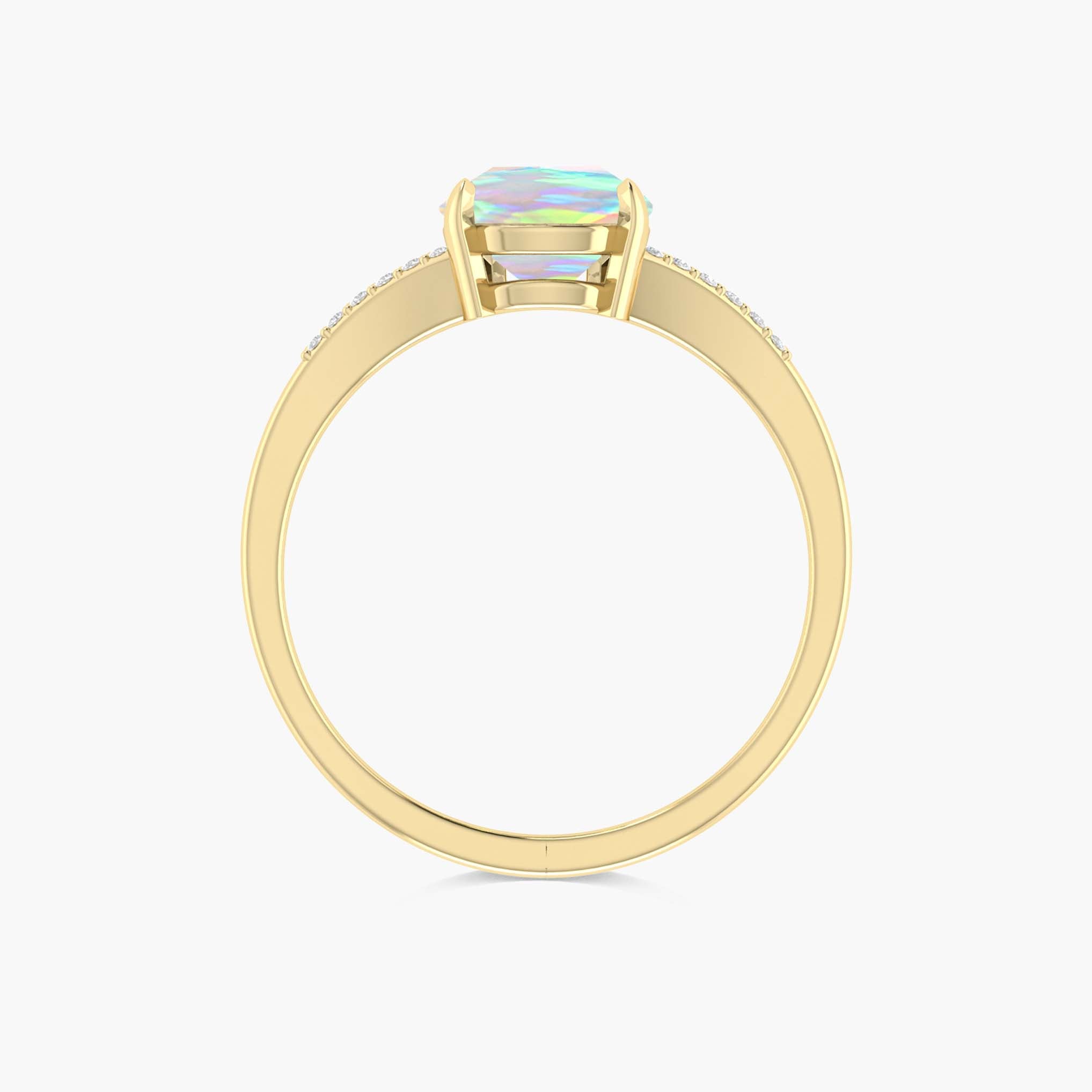 Natural Black Fire Opal Wedding & Engagement Ring for Women – Elegant Gemstone Jewelry for Brides, Anniversaries & Special Occasions