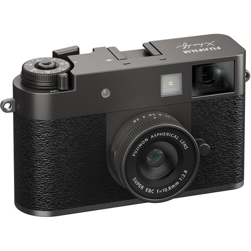 FUJIFILM X Half Frame Digital Camera - Charcoal Silver Retro Film Style | Perfect for Travel Photography & Street Shooting