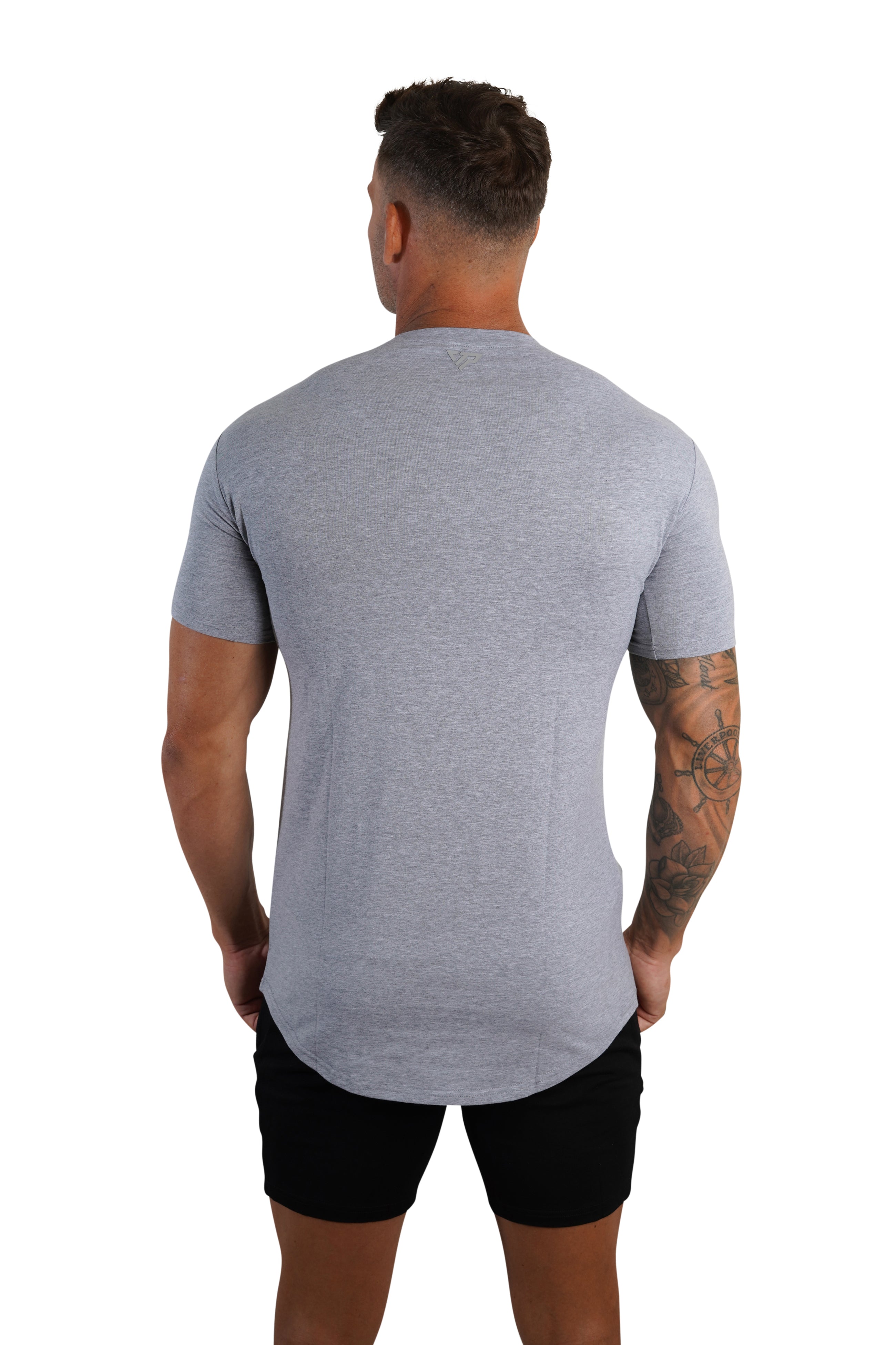 Dynamic Tee - Light Grey | Soft & Stylish Men's T-Shirt for Casual Wear, Gym & Everyday Outfits