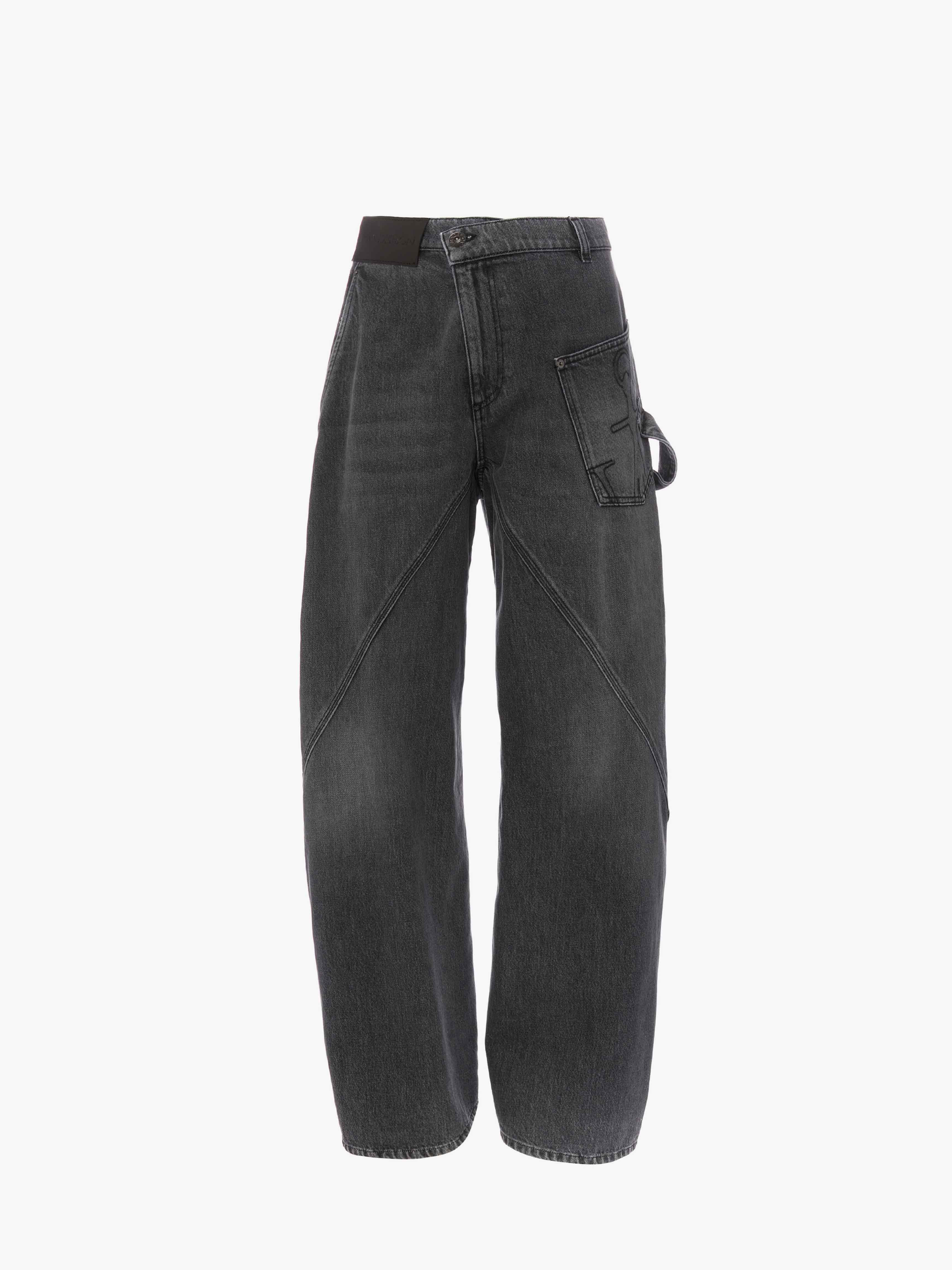 Twisted Workwear Jeans for Men & Women - Durable Grey Denim Pants DT0057PG1195 - Perfect for Construction, Outdoor Work & Casual Wear