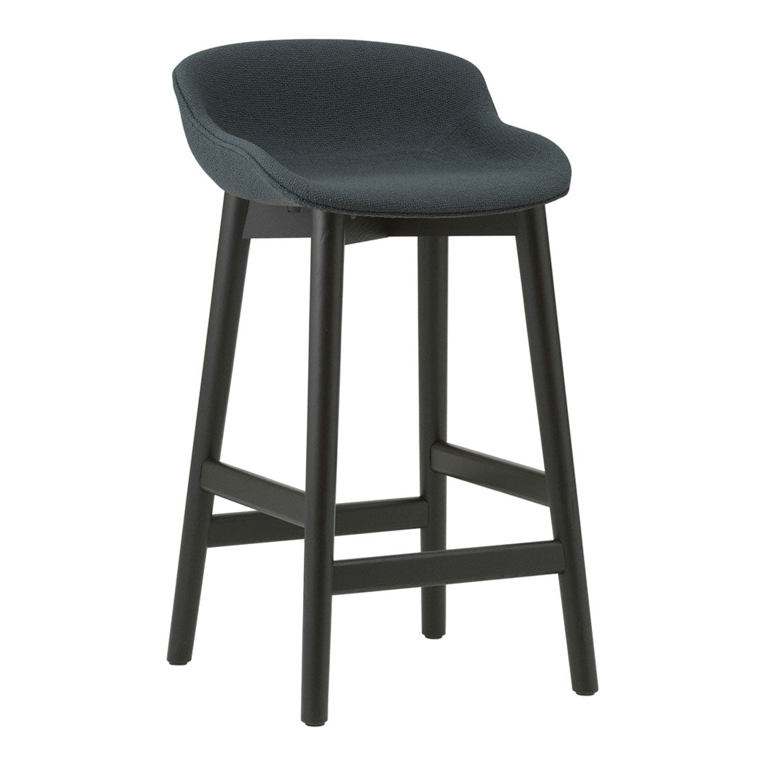 Stylish Hyg Counter Stool with Full Upholstery & Wood Base - Perfect for Kitchen Islands, Breakfast Bars & Home Decor