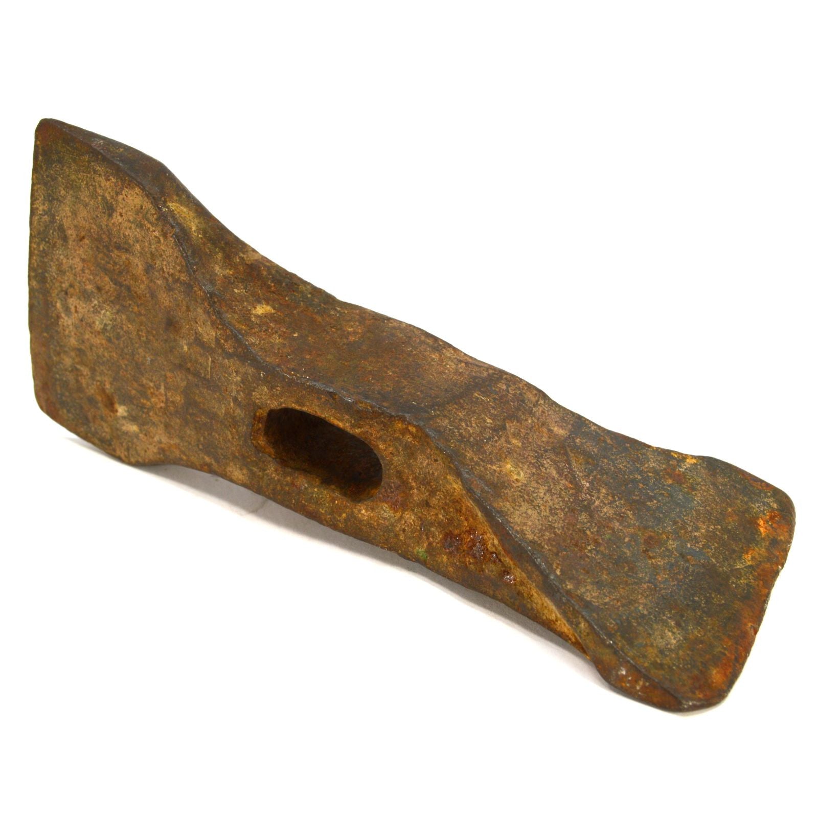 Antique TWIBIL Double Cross Bit Hatchet - Blacksmith Axe with Adze - Crude & Unique Tool for Woodworking, Camping, and Bushcraft