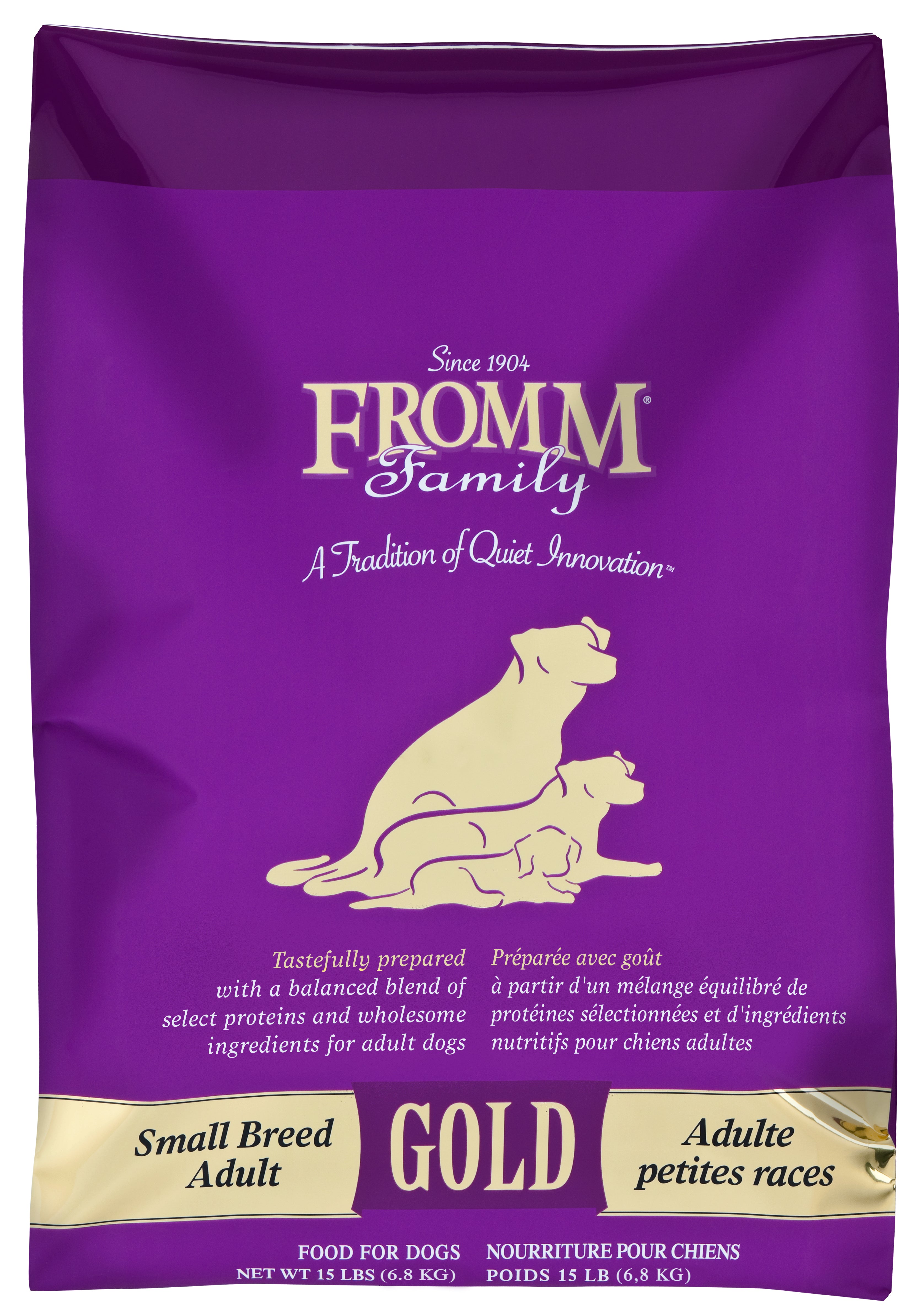 Fromm Gold Grain-Free Dry Dog Food for Small Breeds - High Protein, Digestible & Healthy Kibble for Puppies & Adult Dogs - Perfect for Home, Travel & Outdoor Adventures