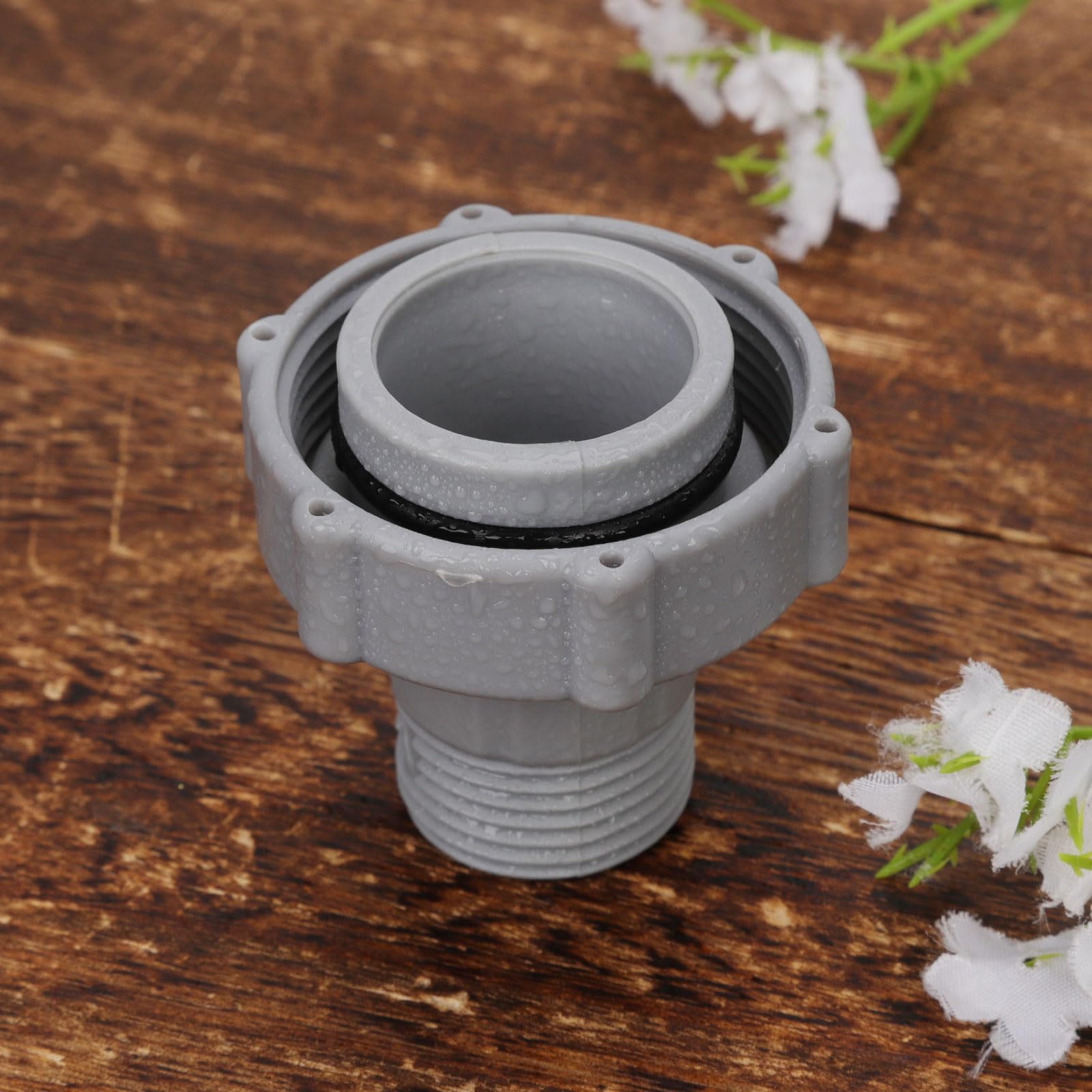 Coleman Pool Replacement Part - 1.5-Inch Bottom Connector & 3/4-Inch Garden Hose Adapter for Swimming Pool Drain System | Perfect for Pool Maintenance, Water Drainage & Backyard Cleaning