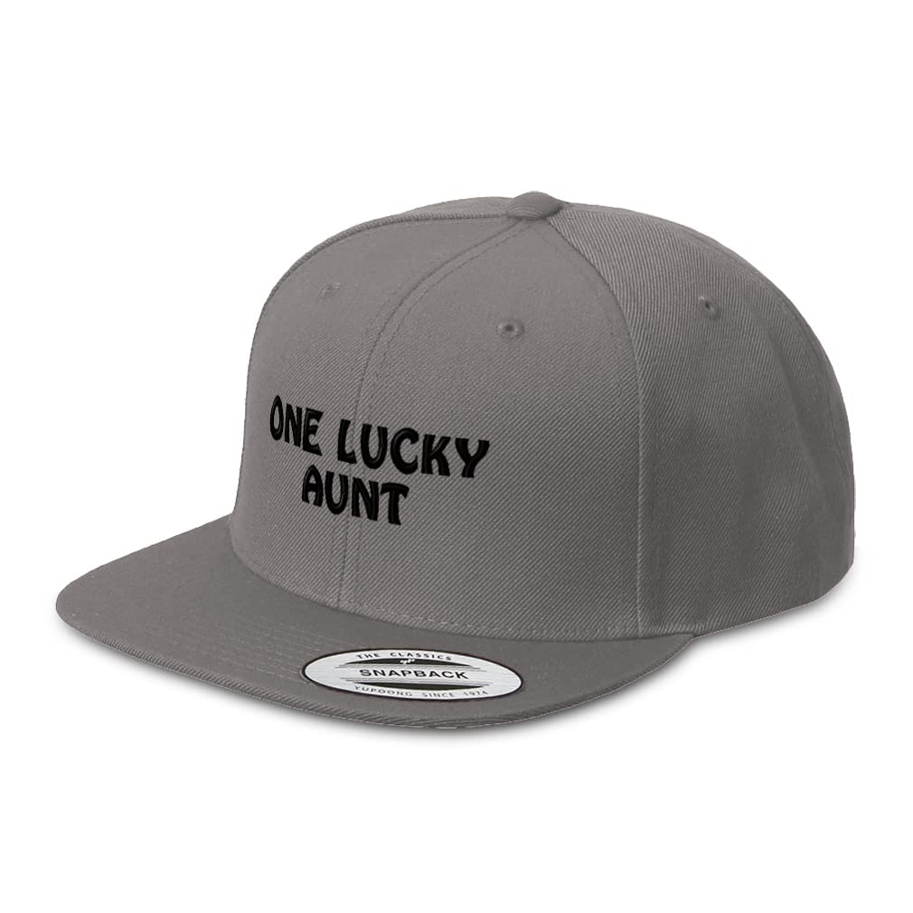 Stylish Snapback Hats for Men & Women - 1 Lucky Aunt Blessed Family Design - Premium Acrylic Material - Perfect for Casual Wear, Sports & Fashion Accessories